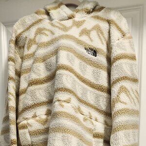 NORTHFACE CAMPSHIRE SHERPA FLEECE PULLOVER HOODIE MENS SIZE LARGE NWT